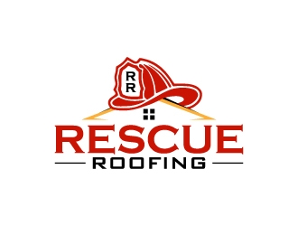 Rescue Roofing logo design by desynergy