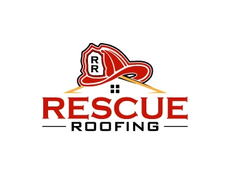 Rescue Roofing logo design by desynergy