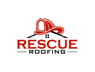 Rescue Roofing logo design by desynergy