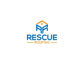 Rescue Roofing logo design by Akhtar