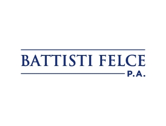 Battisti Felce, P.A. logo design by Creativeminds