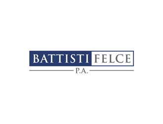 Battisti Felce, P.A. logo design by johana
