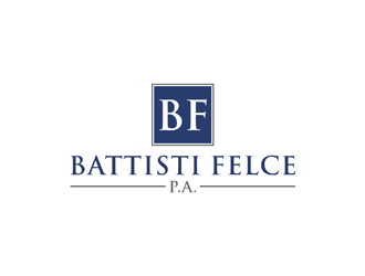 Battisti Felce, P.A. logo design by johana