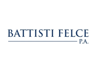 Battisti Felce, P.A. logo design by dibyo