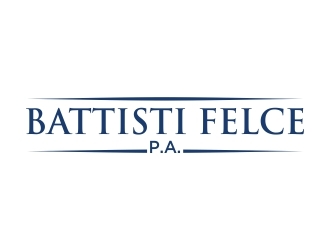 Battisti Felce, P.A. logo design by dibyo