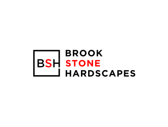 Brook Stone Hardscapes logo design by bricton