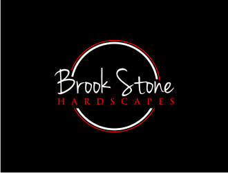 Brook Stone Hardscapes logo design by bricton