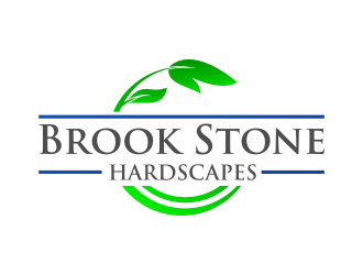 Brook Stone Hardscapes logo design by Purwoko21