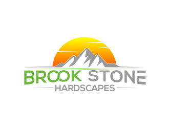 Brook Stone Hardscapes logo design by qqdesigns