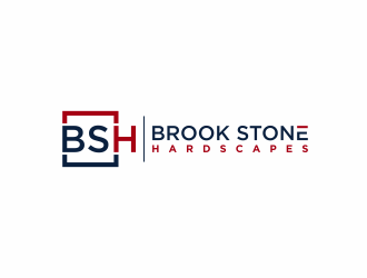 Brook Stone Hardscapes logo design by ammad