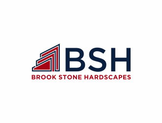 Brook Stone Hardscapes logo design by ammad
