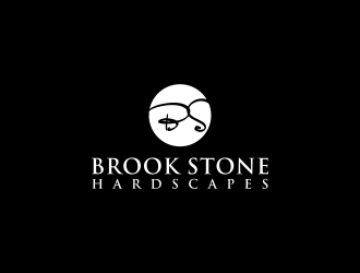 Brook Stone Hardscapes logo design by kaylee