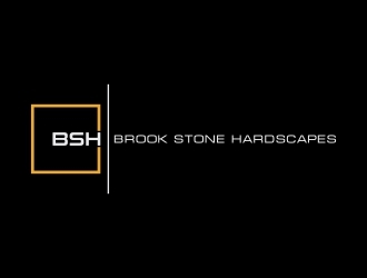 Brook Stone Hardscapes logo design by berkahnenen