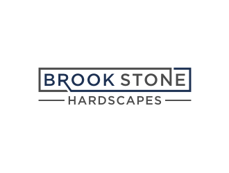Brook Stone Hardscapes logo design by Zhafir