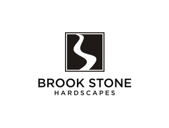 Brook Stone Hardscapes logo design by Adundas