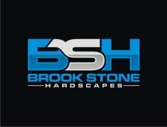 Brook Stone Hardscapes logo design by agil