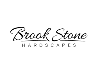 Brook Stone Hardscapes logo design by Coolwanz