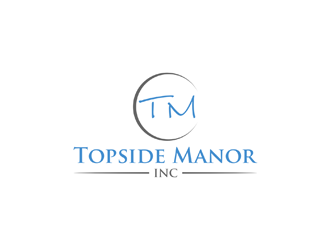 Topside Manor Inc logo design by johana