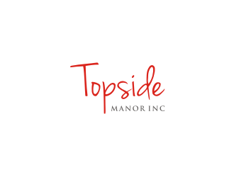 Topside Manor Inc logo design by bricton
