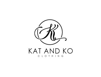 Kat and Ko Clothing logo design by Suvendu