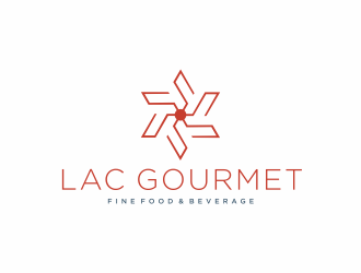 LAC GOURMET logo design by ammad
