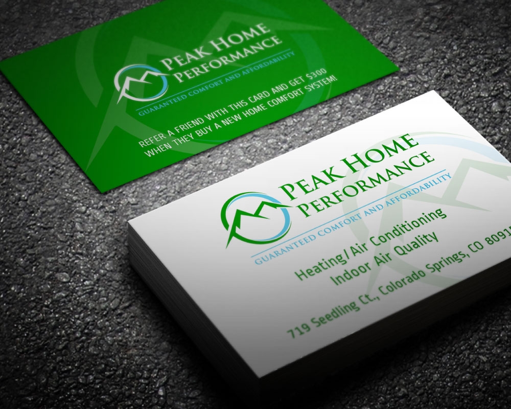 Mountain States Home Performance logo design by Boomstudioz