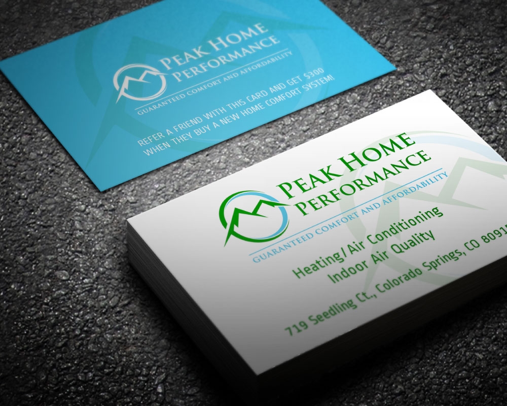 Mountain States Home Performance logo design by Boomstudioz