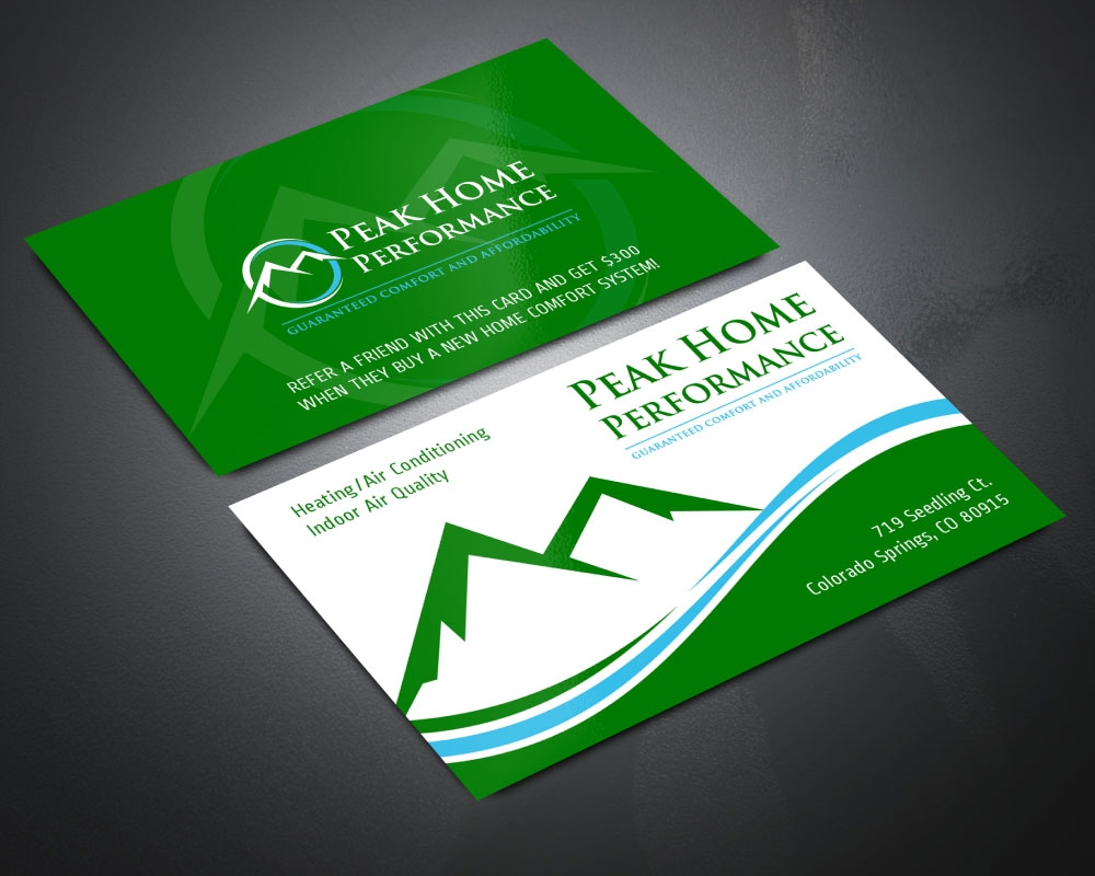 Mountain States Home Performance logo design by Boomstudioz