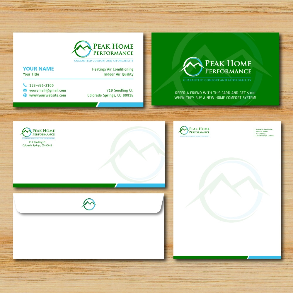 Mountain States Home Performance logo design by Boomstudioz