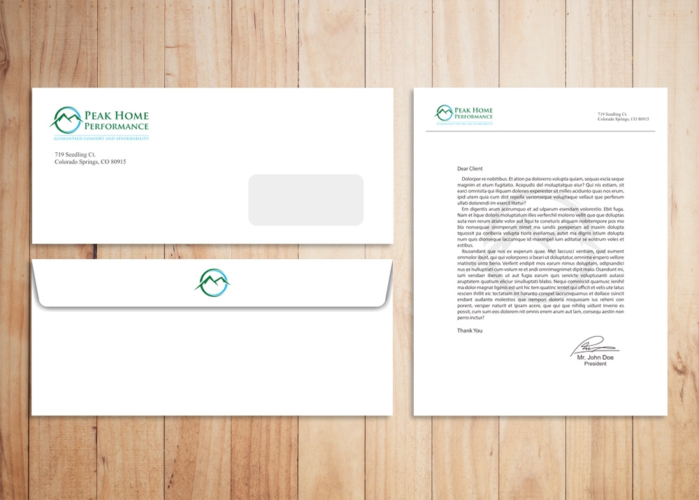 Mountain States Home Performance logo design by Kindo