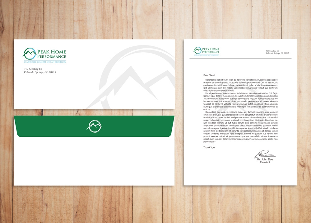 Mountain States Home Performance logo design by Kindo