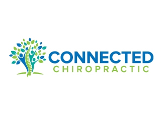Connected Chiropractic logo design by jaize