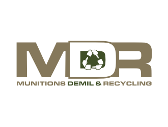 Munitions Demil & Recycling  - DBA MDR logo design by johana