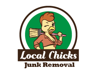 Local Chicks Junk Removal logo design by justin_ezra