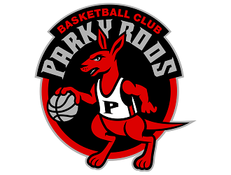 Parkerville Kangaroos Basketball Club logo design by haze