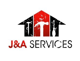 J&A Services logo design by PMG