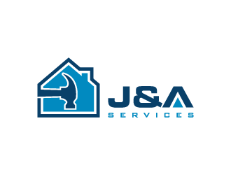 J&A Services logo design by pencilhand