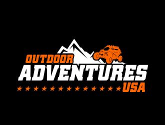Outdoor Adventures USA logo design by beejo