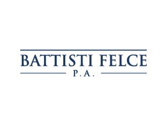 Battisti Felce, P.A. logo design by maserik