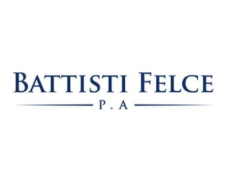 Battisti Felce, P.A. logo design by damlogo