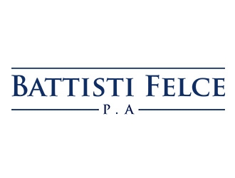 Battisti Felce, P.A. logo design by damlogo