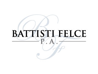 Battisti Felce, P.A. logo design by J0s3Ph