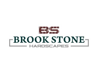 Brook Stone Hardscapes logo design by naldart