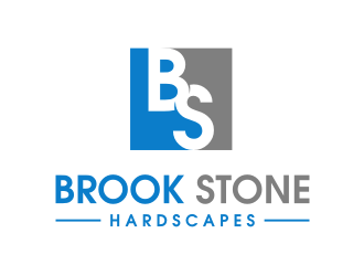 Brook Stone Hardscapes logo design by Landung