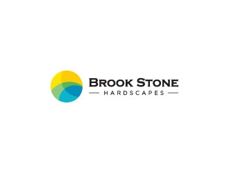 Brook Stone Hardscapes logo design by pradikas31
