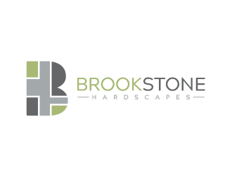 Brook Stone Hardscapes logo design by JoeShepherd