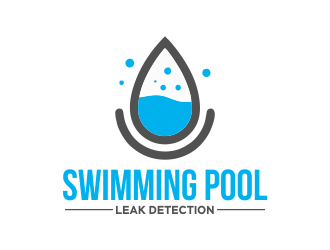 Swimming Pool Leak Detection logo design by ROSHTEIN