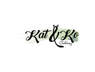 Kat and Ko Clothing logo design by DanizmaArt