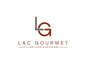 LAC GOURMET logo design by Landung