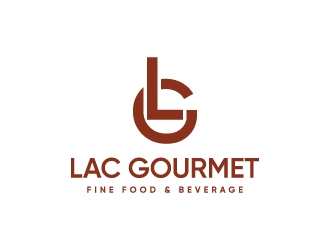 LAC GOURMET logo design by Erasedink
